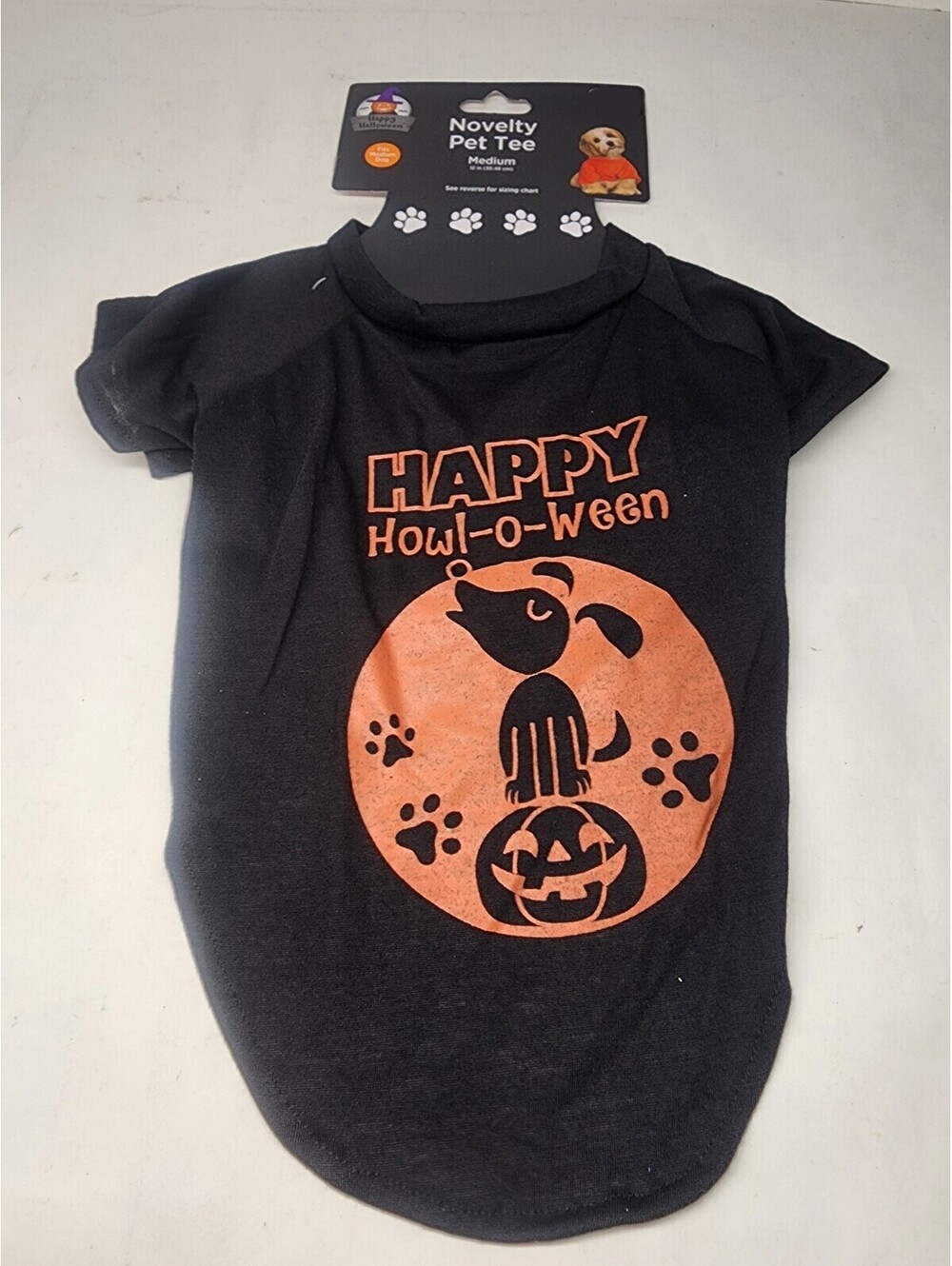 NWT Happy Halloween Novelty Pet T-Shirt For Dogs. Size M